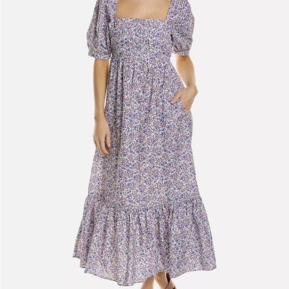 NWT Favorite Daughter Mirka Dress Size 0 Floral Purple Retail $268
